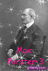 A glitterfied GIF of German scholar of Medieval English, Max Förster